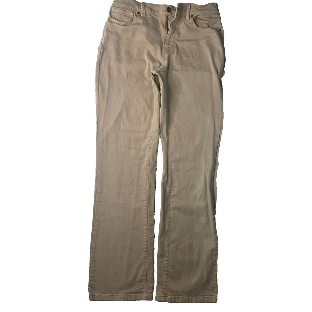 L.L.Bean Classic Fit Womens Size 10 Beige Khaki Straight Leg Pants